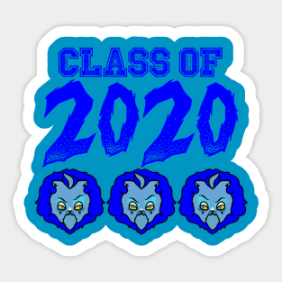 Blue Celebration Sticker